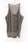 画像1: CIVARIZE / Graze ネイティブ総柄タンクトップ 44 ライトブラウン O-25-08-24-024-CI-to-YM-OS (1)