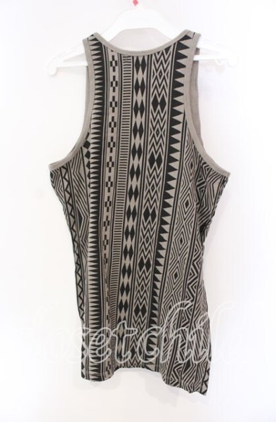 画像2: CIVARIZE / Graze ネイティブ総柄タンクトップ 44 ライトブラウン O-25-08-24-024-CI-to-YM-ZT175 (2)