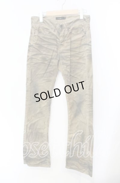 画像1: CIVARIZE / Burst 加工チノパンツ 42 ブラウン O-25-08-24-026-CI-pa-YM-OS