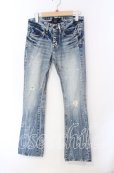 画像1: CIVARIZE / 泊加工ヴィンテージブーツカットデニムパンツ 42 インディゴ O-25-08-24-029-CI-pa-YM-OS (1)