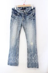 CIVARIZE / 泊加工ヴィンテージブーツカットデニムパンツ 42 インディゴ O-25-08-24-029-CI-pa-YM-OS