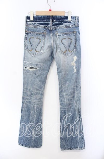 画像2: CIVARIZE / 泊加工ヴィンテージブーツカットデニムパンツ 42 インディゴ O-25-08-24-029-CI-pa-YM-OS
