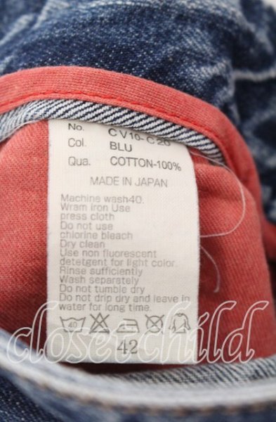 画像4: CIVARIZE / 泊加工ヴィンテージブーツカットデニムパンツ 42 インディゴ O-25-08-24-029-CI-pa-YM-ZT381 (4)