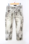 画像1: CIVARIZE / 顔料染めヒゲデニムパンツ 42 ホワイト O-25-08-24-030-CI-pa-YM-OS (1)