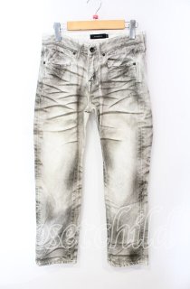CIVARIZE / スプレー染めストレッチデニムパンツ 44 ブラックxブルー