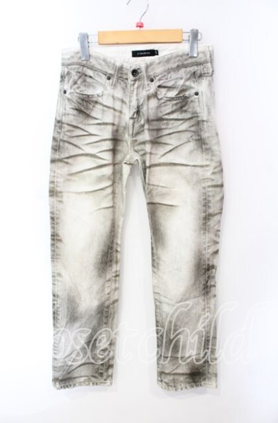 画像1: CIVARIZE / 顔料染めヒゲデニムパンツ 42 ホワイト O-25-08-24-030-CI-pa-YM-OS