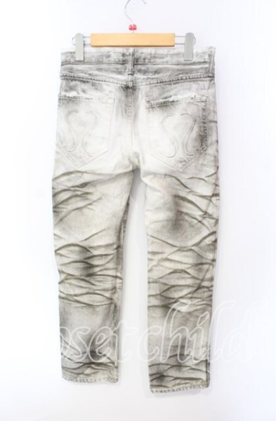 画像2: CIVARIZE / 顔料染めヒゲデニムパンツ 42 ホワイト O-25-08-24-030-CI-pa-YM-ZT381 (2)
