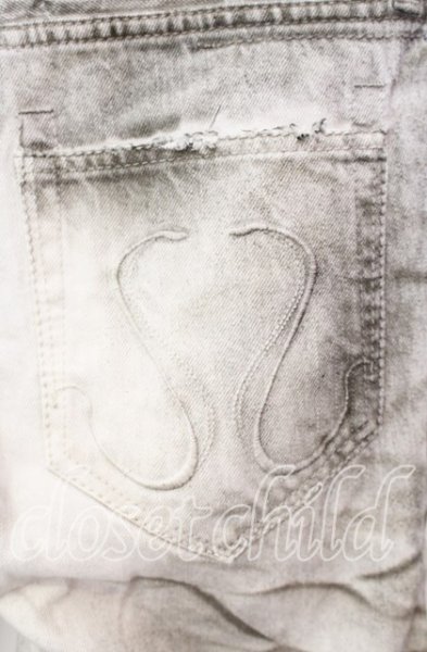 画像3: CIVARIZE / 顔料染めヒゲデニムパンツ 42 ホワイト O-25-08-24-030-CI-pa-YM-ZT381 (3)