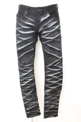 CIVARIZE / ストレッチ入りパールバインダー立体加工スキニーパンツ 44 ブラック O-25-09-04-032-CI-pa-YM-OS