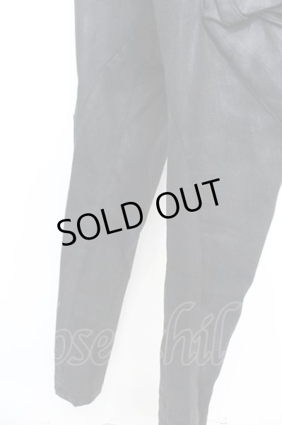 画像3: JULIUS / コーティングガスマスクストレッチパンツ 1 ブラック O-25-09-04-035-JU-pa-YM-ZT-ML029 (3)