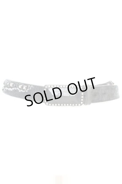 画像2: KMRii / ビス打ちバックルベルト  ブラック O-25-09-04-039-KM-0-YM-OS (2)