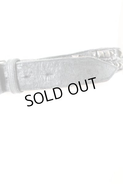 画像3: KMRii / ビス打ちバックルベルト  ブラック O-25-09-04-039-KM-0-YM-OS (3)