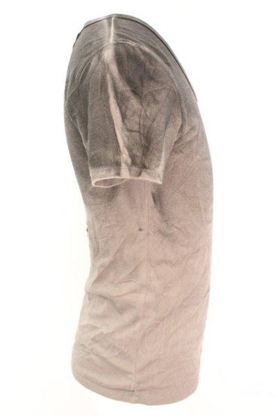 画像2: FUGA / 吹付けグラデーションメッセージTシャツ 44 ブラウン系 O-25-09-04-005-FU-ts-YM-ZT378 (2)