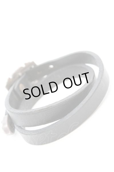 画像2: DEAL DESIGN / バックルダブルブレスレット  ブラックｘシルバー O-25-09-04-041-DE-ac-YM-OS (2)