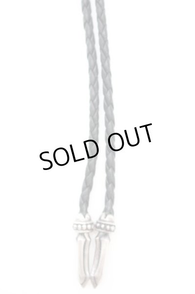 画像2: DEAL DESIGN / ポーラーコードチョーカー  ブラックｘシルバー O-25-09-04-043-DE-ac-YM-OS (2)