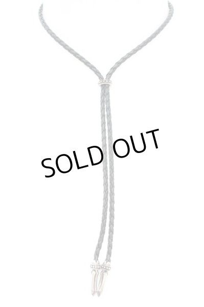 画像1: DEAL DESIGN / ポーラーコードチョーカー  ブラックｘシルバー O-25-09-04-043-DE-ac-YM-OS (1)