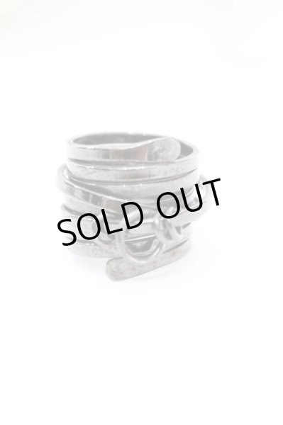 画像1: gunda / BANDAGE RING リング 11号 ガンメタル O-25-09-04-055-gu-ac-YM-OS (1)