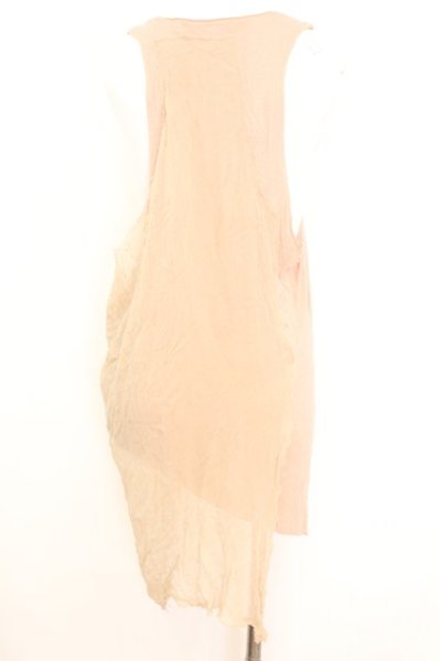 画像3: SHARE SPIRIT / シルクレイヤードイレヘムタンクトップ 36 ピンクベージュ O-25-09-04-001-SH-to-YM-ZT378 (3)