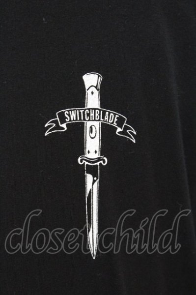 画像2: SWITCHBLADE / LAYERED LONG　カットソー L ブラック O-25-09-04-013-SW-to-YM-ZT356 (2)