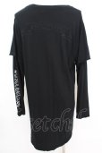 画像4: SWITCHBLADE / LAYERED LONG　カットソー L ブラック O-25-09-04-013-SW-to-YM-OS