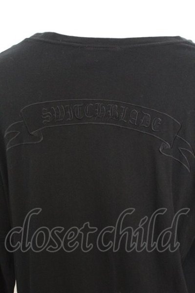 画像5: SWITCHBLADE / LAYERED LONG　カットソー L ブラック O-25-09-04-013-SW-to-YM-ZT356 (5)