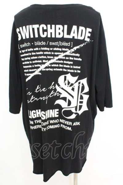 画像4: SWITCHBLADE / LIGHT SHINE Tシャツ L ブラック O-25-09-04-014-SW-ts-YM-OS