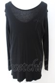 画像1: SWITCHBLADE / STONE LAYERED カットソー L ブラック O-25-09-04-015-SW-to-YM-OS (1)