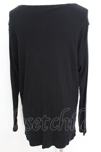 画像3: SWITCHBLADE / STONE LAYERED カットソー L ブラック O-25-09-04-015-SW-to-YM-ZT382 (3)