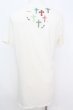 画像4: gunda / CROSS Tシャツ  アイボリー O-25-09-04-017-gu-ts-YM-ZT339 (4)
