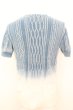 画像2: GOSTAR DE FUGA / グラデーションニットTシャツ 44 ブルーｘホワイト O-25-09-04-018-GO-to-YM-OS (2)