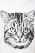 画像2: CIVARIZE / Catプリントプルオーバーパーカー 44 ホワイト O-25-09-04-026-CI-to-YM-ZT339 (2)