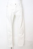 画像1: LUDI / WIRTSCHAFT ジョグデニムパンツ S ホワイト O-25-09-04-027-BE-pa-YM-OS (1)