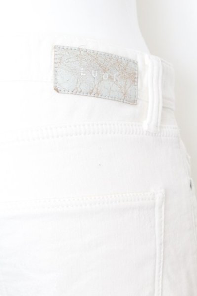 画像3: LUDI / WIRTSCHAFT ジョグデニムパンツ S ホワイト O-25-09-04-027-BE-pa-YM-ZT368 (3)