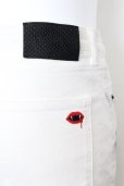 画像3: JURY BLACK / 顔料ヒゲ加工ストレッチスキニーデニムパンツ M ホワイト O-25-09-04-028-JU-pa-YM-OS (3)