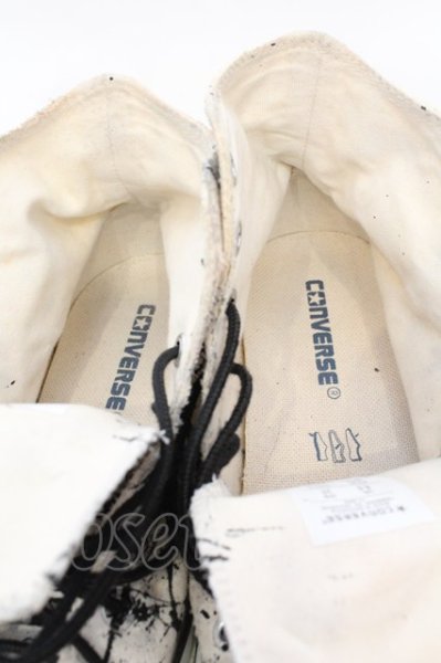 画像9: NEWTRAL / ペインティングダメージCONVERS 25cm アイボリー O-25-09-06-033-Th-sho-YM-OS (9)