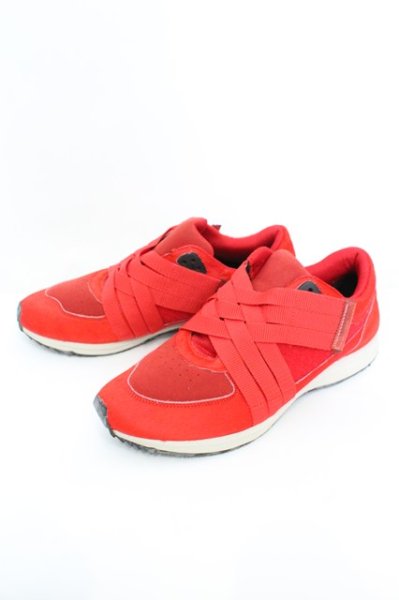 画像2: 5351pour les Hommes / ハラココンビクロスストラップスニーカー 46（28.5cm） レッド O-25-09-06-034-53-sho-YM-OS (2)