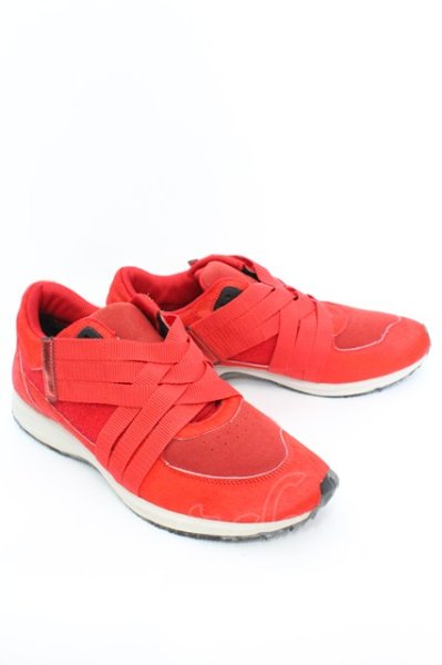 画像4: 5351pour les Hommes / ハラココンビクロスストラップスニーカー 46（28.5cm） レッド O-25-09-06-034-53-sho-YM-OS (4)