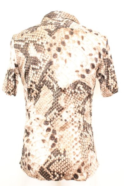 画像3: TORNADO MART / 半袖アニマルシャツ  ブラウン O-25-09-06-008-TO-sh-YM-ZT382 (3)