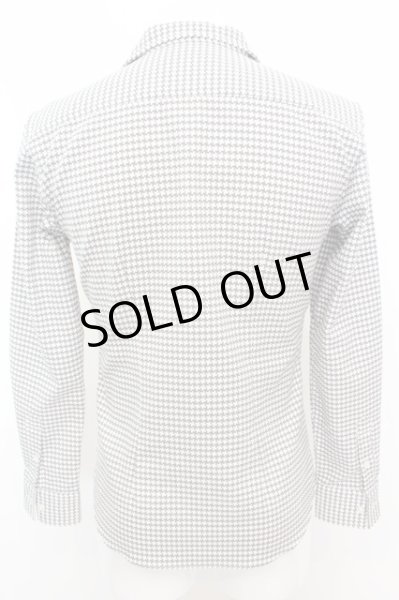 画像3: Zero by TORNADO MART / ハウンズトゥースイタリアンカラーシャツ M グレー O-25-09-06-010-Ze-sh-YM-ZT382 (3)