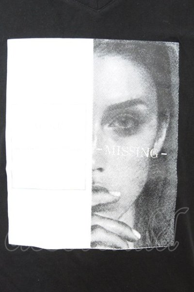 画像2: GOSTAR DE FUGA / MISSING Tシャツ 46 ブラック O-25-09-06-011-GO-ts-YM-OS
