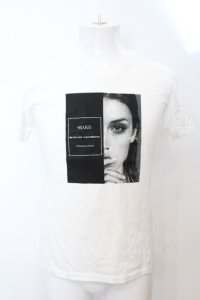 GOSTAR DE FUGA / MISSING Tシャツ 44 ホワイト O-25-09-06-012-GO-ts-YM-ZT385