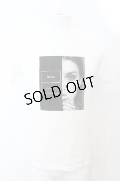 画像1: GOSTAR DE FUGA / MISSING Tシャツ 44 ホワイト O-25-09-06-012-GO-ts-YM-ZT385 (1)