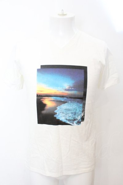 画像1: GOSTAR DE FUGA / Never ending dream Tシャツ 44 ホワイト O-25-09-06-014-GO-ts-YM-OS