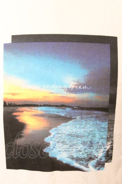 画像2: GOSTAR DE FUGA / Never ending dream Tシャツ 44 ホワイト O-25-09-06-014-GO-ts-YM-ZT385 (2)