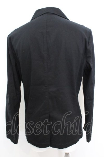 画像2: SEANA / 3Bストレッチコットンテーラードジャケット L ブラック O-25-09-06-020-SE-ja-YM-ZT382 (2)