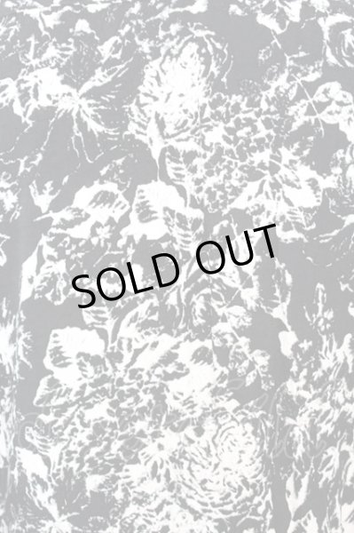 画像2: SEANA / モノトーンフラワー総柄ロングシャツ L ブラックｘホワイト O-25-09-06-022-SE-sh-YM-OS (2)