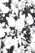 画像2: SEANA / フラワー総柄ノッチドッラペルテーラードジャケット L ブラックｘホワイト O-25-09-06-023-SE-ja-YM-OS (2)