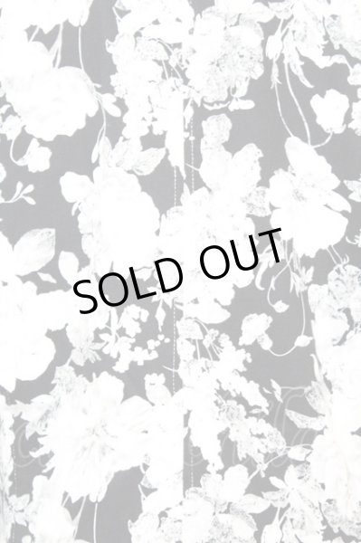 画像2: SEANA / フラワー総柄ノッチドッラペルテーラードジャケット L ブラックｘホワイト O-25-09-06-023-SE-ja-YM-OS (2)