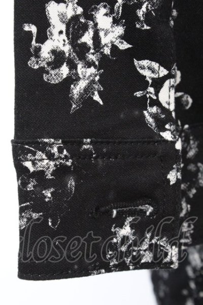画像2: SEANA / ストレッチフラワー五分袖トラッカージャケット L ブラック O-25-09-06-024-SE-ja-YM-OS