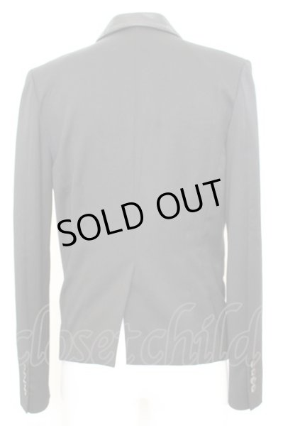 画像2: FUGA / Sentiments レザー使いテーラードジャケット 46 ブラック O-25-09-06-003-FU-ja-YM-OS (2)